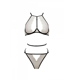Комплект білизни Passion CHIKA SET, , cream, топ, трусики