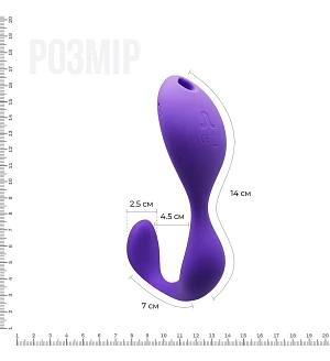 Вібратор під одяг Adrien Lastic Mr.Hook з пультом LRS