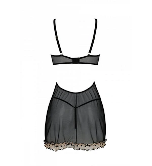 Еротичний пеньюар Passion MARINA CHEMISE, , beige