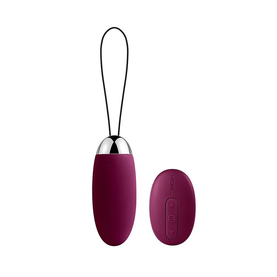 Віброяйце з пультом керування Svakom Elva Plum Red