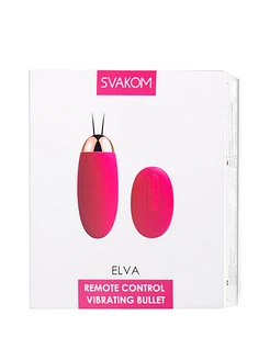 Віброяйце з пультом керування Svakom Elva Plum Red