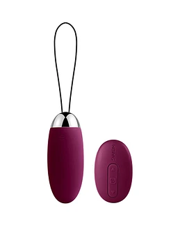 Віброяйце з пультом керування Svakom Elva Plum Red