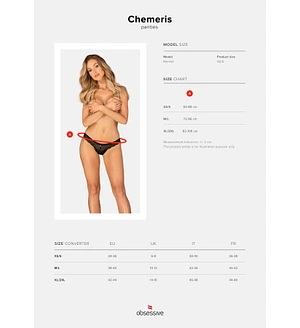 Трусики Obsessive Chemeris panties