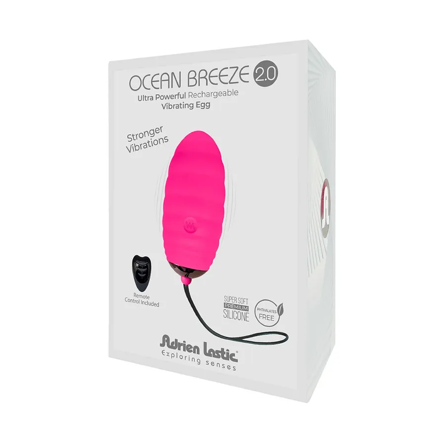 Віброяйце Adrien Lastic Ocean Breeze 2.0 , пульт ДК, дуже потужний мотор, 10 віброрежимів