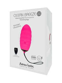 Віброяйце Adrien Lastic Ocean Breeze 2.0 , пульт ДК, дуже потужний мотор, 10 віброрежимів
