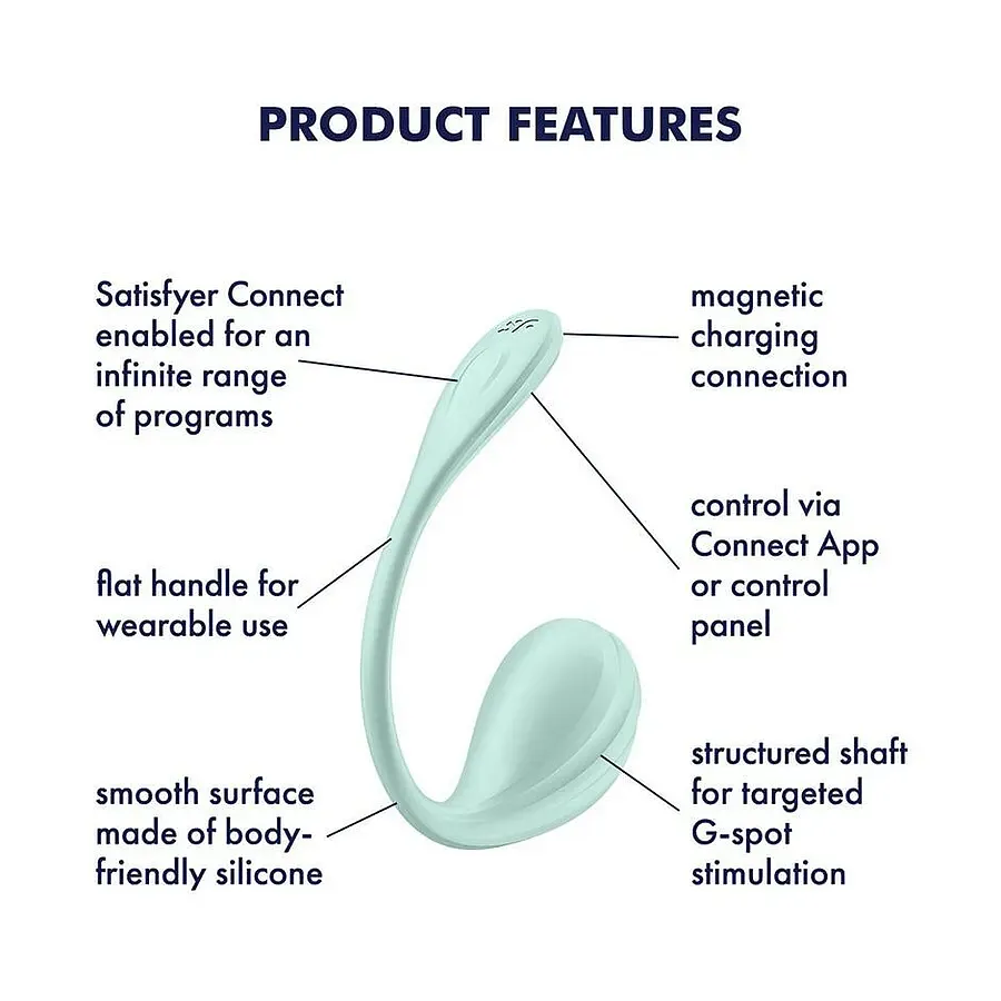 Смарт-віброяйце Satisfyer Smooth Petal Connect App
