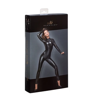 Комбінезон Noir Handmade F162 Powerwetlook overall with leash and two-way zipper, , мокрий ефект