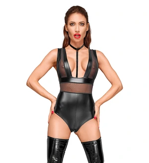 Боді з мокрим ефектом Noir Handmade F183 Powerwetlook body, 3XL