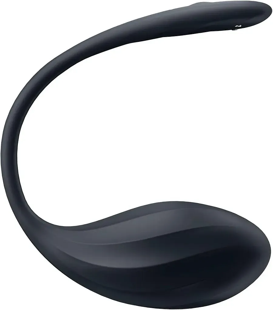 Смарт-віброяйце Satisfyer Ribbed Petal Connect App , керування зі смартфона, пульт ДК
