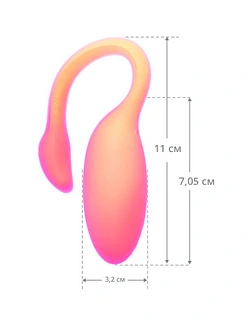Смарт-віброяйце Magic Motion Flamingo Max 2 в 1: віброяйце та тренажер Кегеля, 10 режимів