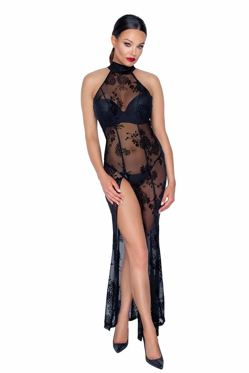 Довга сітчаста сукня Noir Handmade F239 Long tulle dress