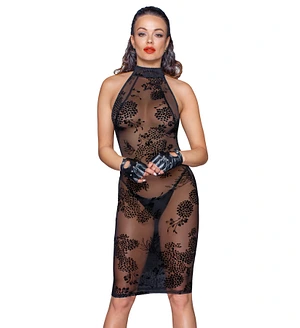 Сукня Noir Handmade F240 Midi tulle dress with velvet straps, 3XL