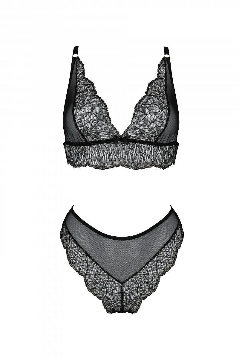 Комплект Passion AMBERLY SET , , бралет і трусики бразиліана
