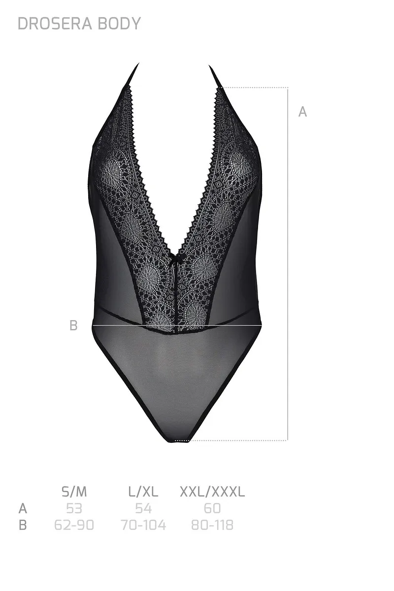 Боді Passion DROSERA BODY , , високі вирізи, верх на зав’язках