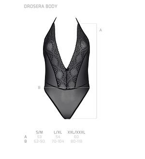 Боді Passion DROSERA BODY , , високі вирізи, верх на зав’язках