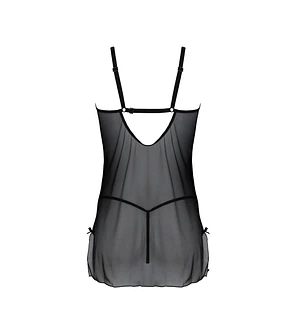 Пеньюар Passion DROSERA CHEMISE , , мереживний ліф зі стрепами, трусики в комплекті