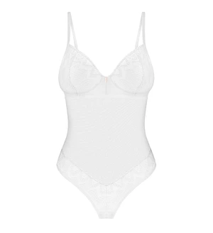 Боді Obsessive Alissium Teddy , , ліф з м’якою чашкою, високі вирізи для ніг