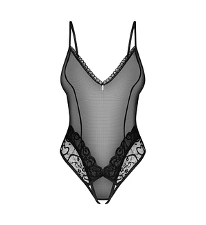 Тедді з доступом Obsessive Blomentis crotchless teddy, , прозоре, відкрита спина, низ-стрінги
