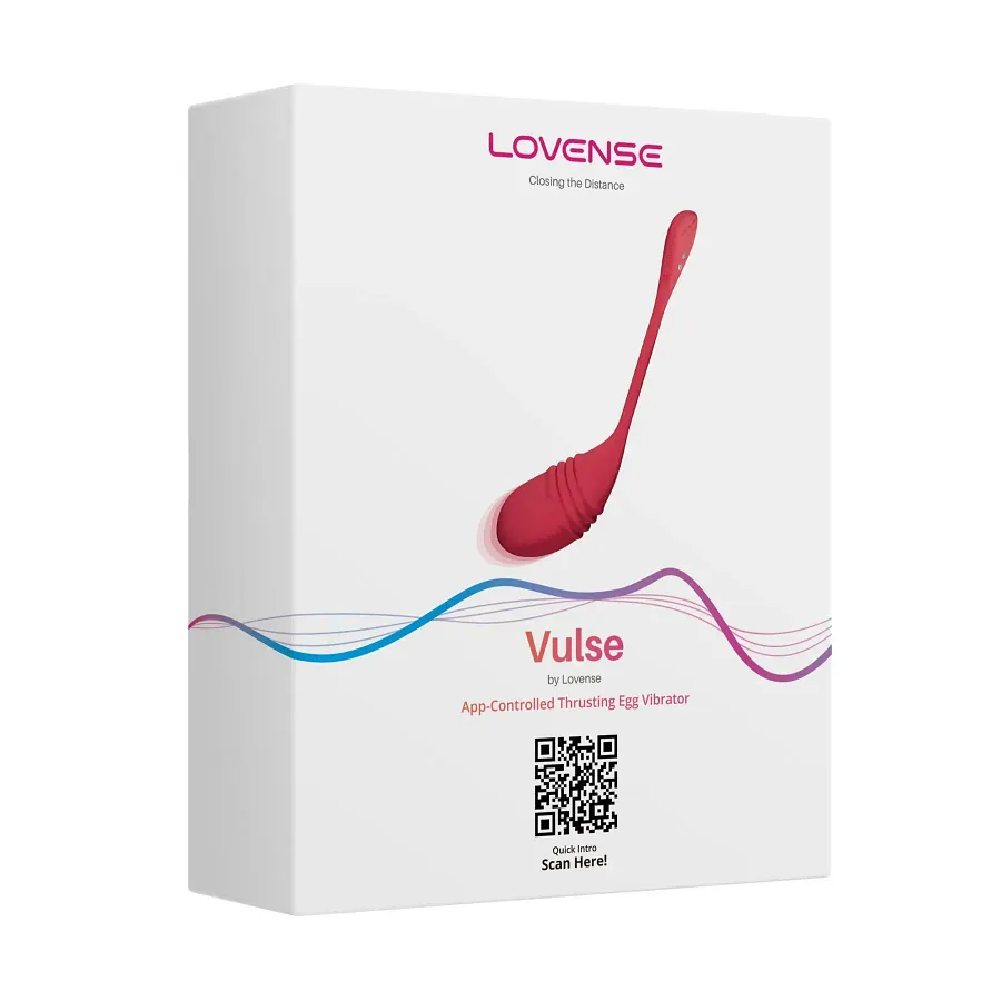 Смарт-віброяйце з пульсацією Lovense Vulse (Thrusting Egg Vibrator), імітація фрикцій