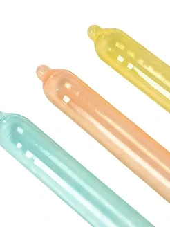 Презервативи Recare Color Fruit Flavour Condoms 12 шт, аромати: м'ята, банан, полуниця