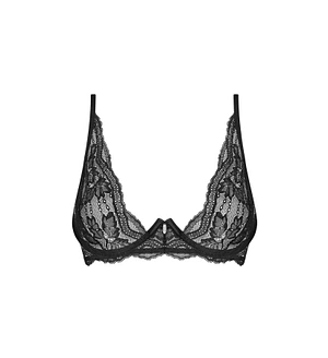 Бюстгальтер Obsessive Nutris bra, , мереживо, м’які чашки, кісточки під грудьми