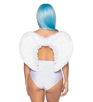 Крила ангела Leg Avenue Marabou Feather Angel Wings, справжнє пір'я