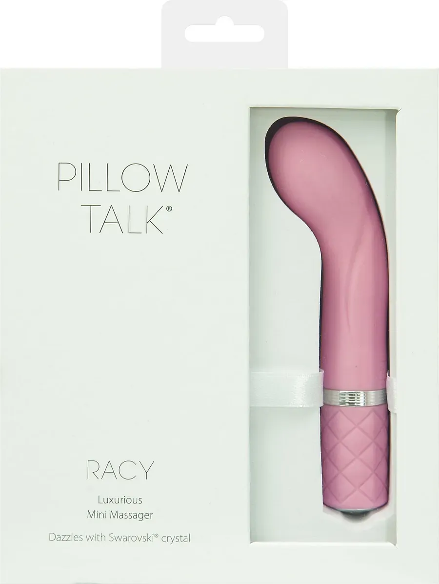 Розкішний вібратор Pillow Talk Racy для точки G з кристалом Swarovski