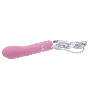 Розкішний вібратор Pillow Talk Racy для точки G з кристалом Swarovski