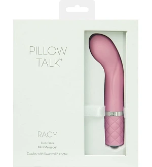 Розкішний вібратор Pillow Talk Racy для точки G з кристалом Swarovski