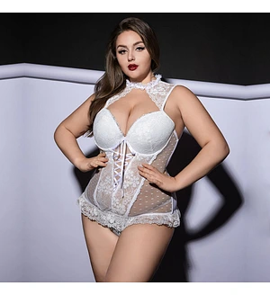 Корсет JSY P61132 White Plus Size
