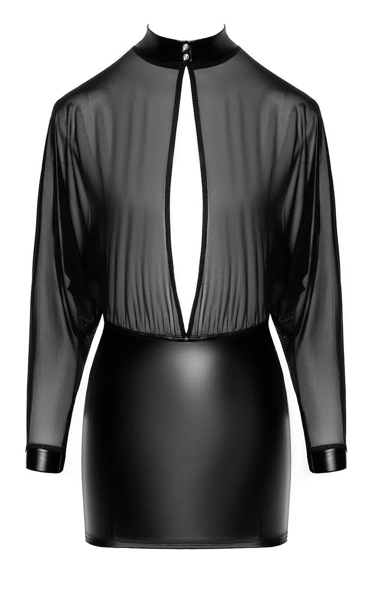 Сукня Noir Handmade F348 Powerwetlook and tulle dress