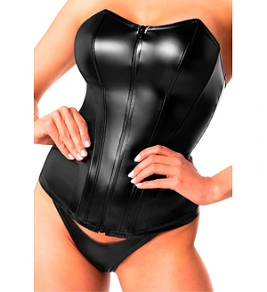 Корсет Noir Handmade F334 Powerwetlook corset - 6XL