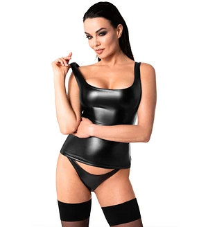 Топ Noir Handmade F346 Powerwetlook top