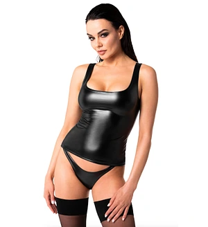 Топ Noir Handmade F346 Powerwetlook top