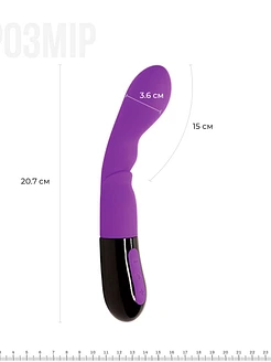 Вібратор Adrien Lastic Nyx 2.0 стимуляція точки G і входу в піхву, що перезаряджається