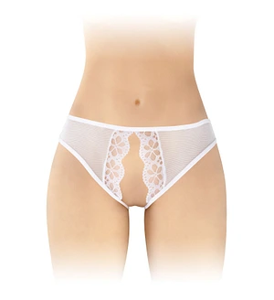 Трусики з відкритим доступом Fashion Secret Ambre White, сітка