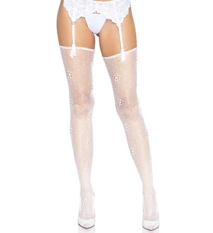 Панчохи Leg Avenue Daisy Dot Fishnet Stockings One Size