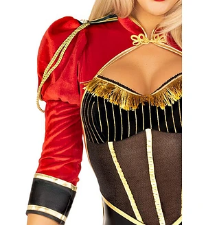 Костюм циркачки Leg Avenue Circus Ringmaster Diva Catsuit