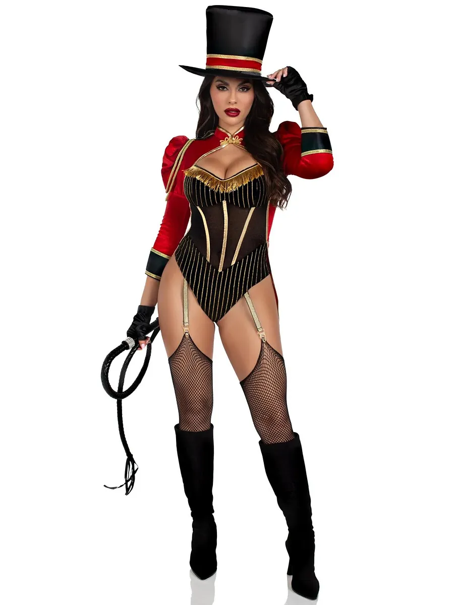 Костюм циркачки Leg Avenue Ravishing Ringmaster Bodysuit