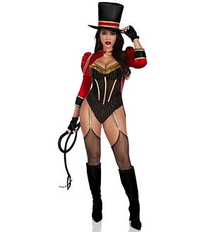 Костюм циркачки Leg Avenue Ravishing Ringmaster Bodysuit
