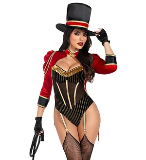 Костюм циркачки Leg Avenue Ravishing Ringmaster Bodysuit