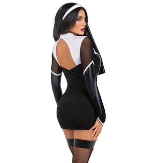 Костюм черниці Leg Avenue Holy Hottie Dress