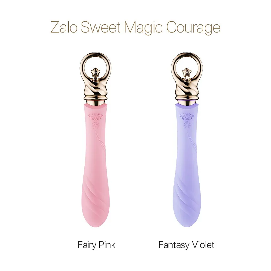 Вібратор для точки G з підігрівом Zalo Sweet Magic Courage