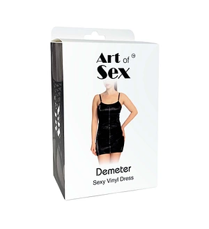 Лакована сукня Art of Sex - Demeter, колір чорний