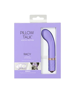Розкішний вібратор Pillow Talk Racy Purple Special Edition, Сваровскі, пов’язка на очі+гра