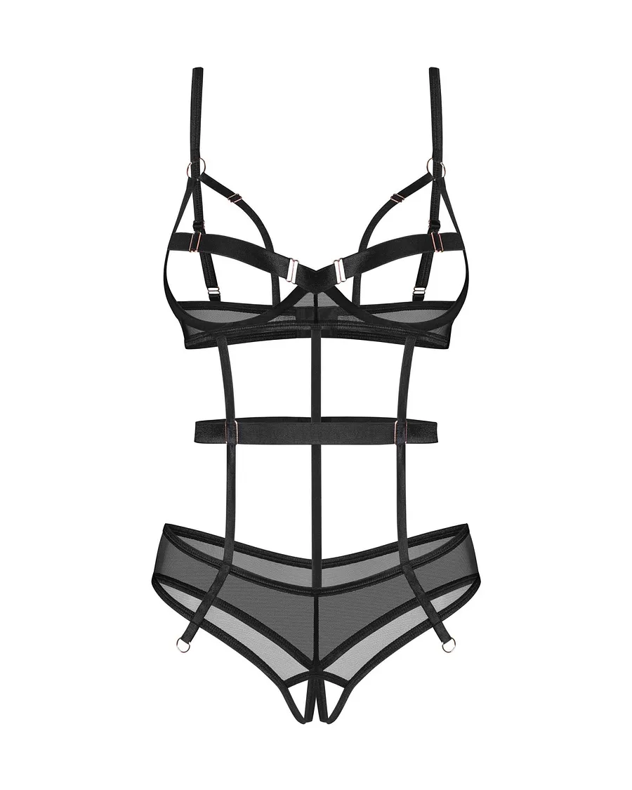 Боді Obsessive Euridia crotchless teddy