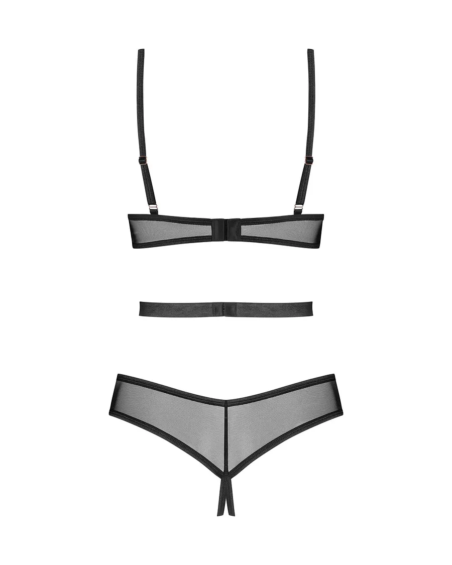 Боді Obsessive Euridia crotchless teddy