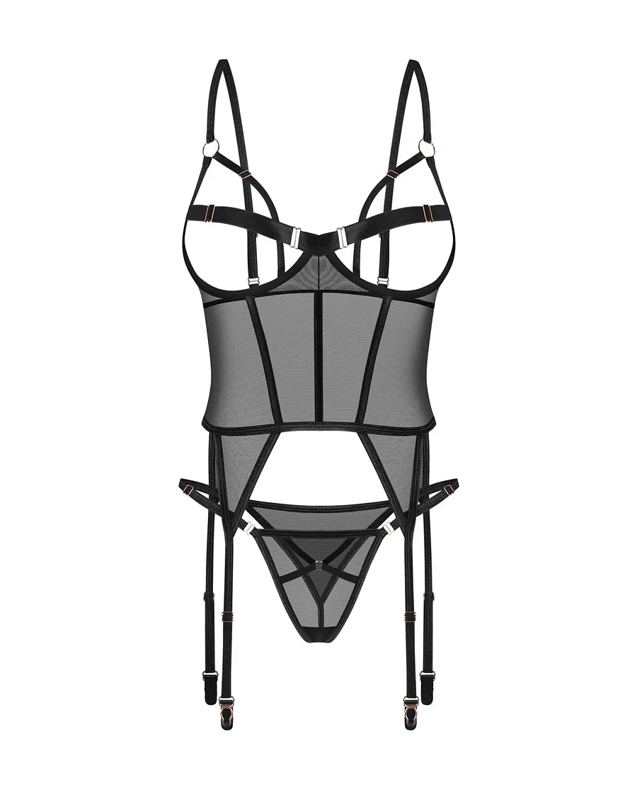 Корсет Obsessive Euridia corset & tanga