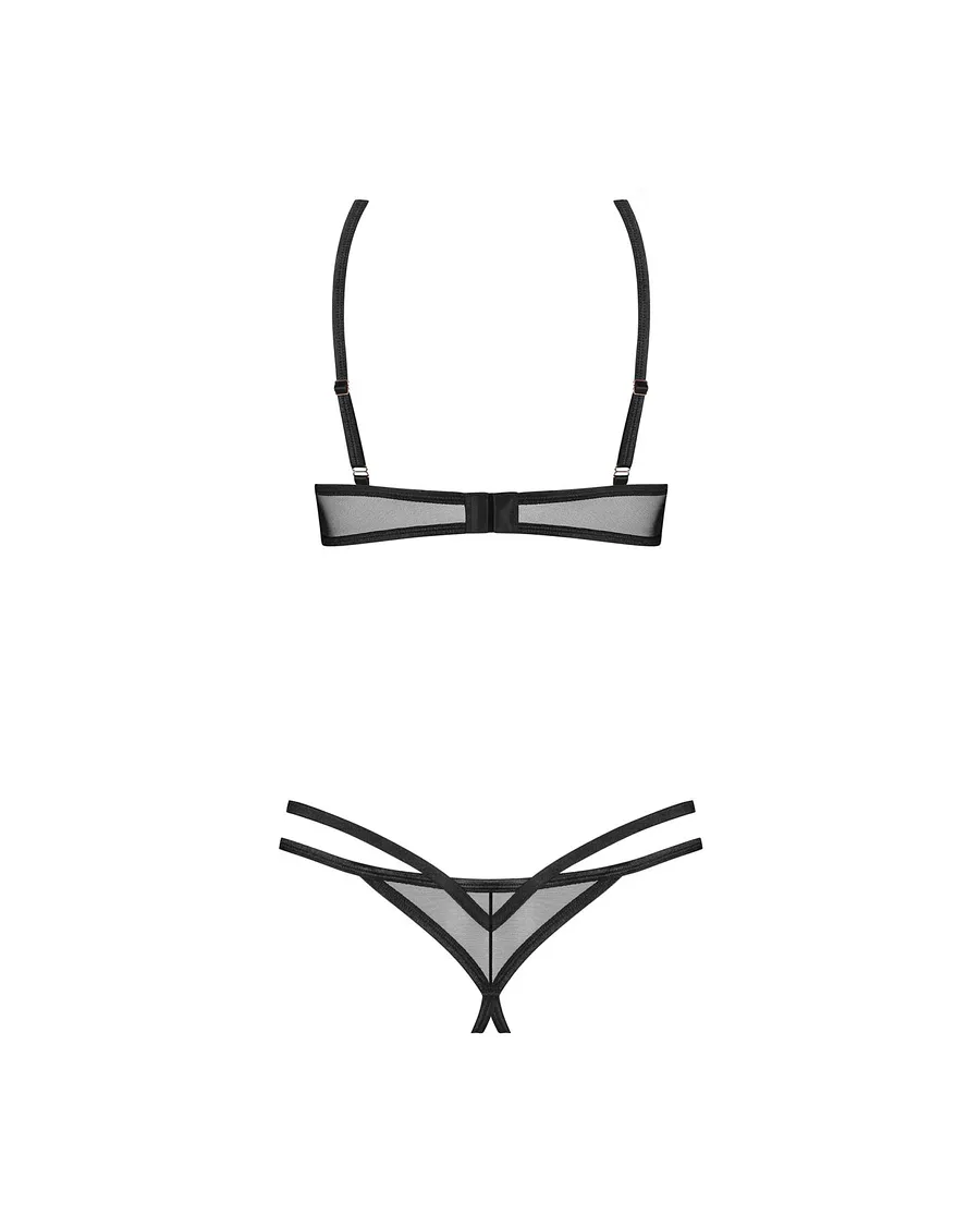Комплект Obsessive Euridia 2-pcs crotchless set
