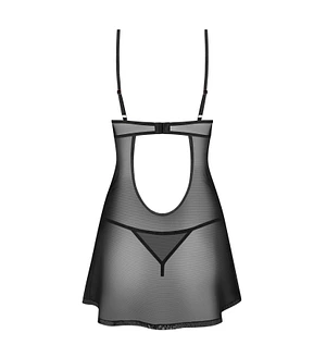 Сорочка Obsessive Euridia chemise & tanga